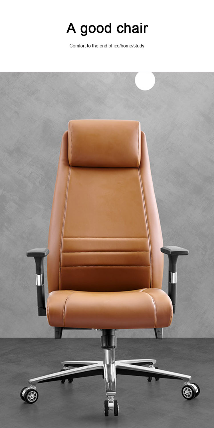 Fixed armrest design featuring padded leather finish for enhanced user support