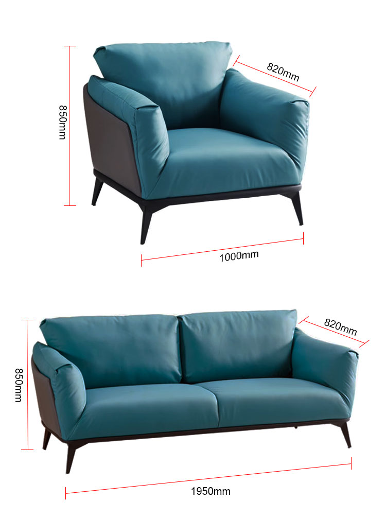 Stain-resistant genuine leather detailing for high-traffic environments