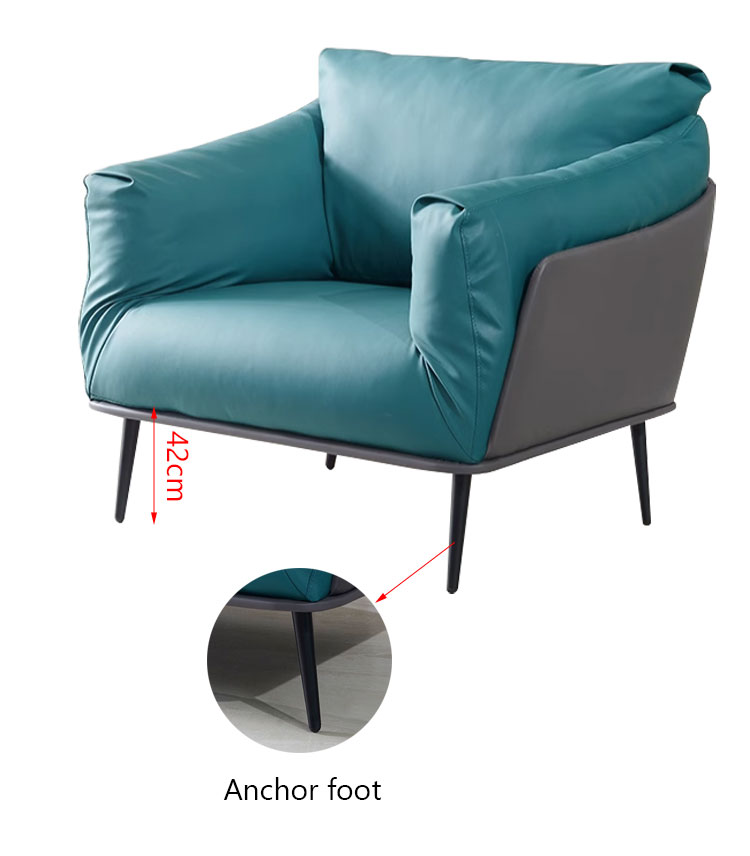 CertiPUR-US certified foam seating detail for prolonged comfort