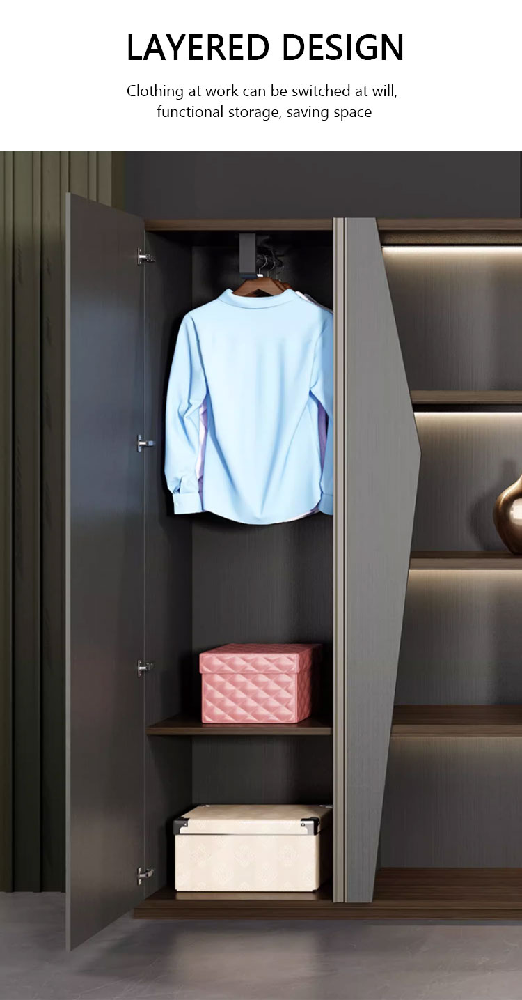 Precision interlocking central security system on wooden filing cabinet