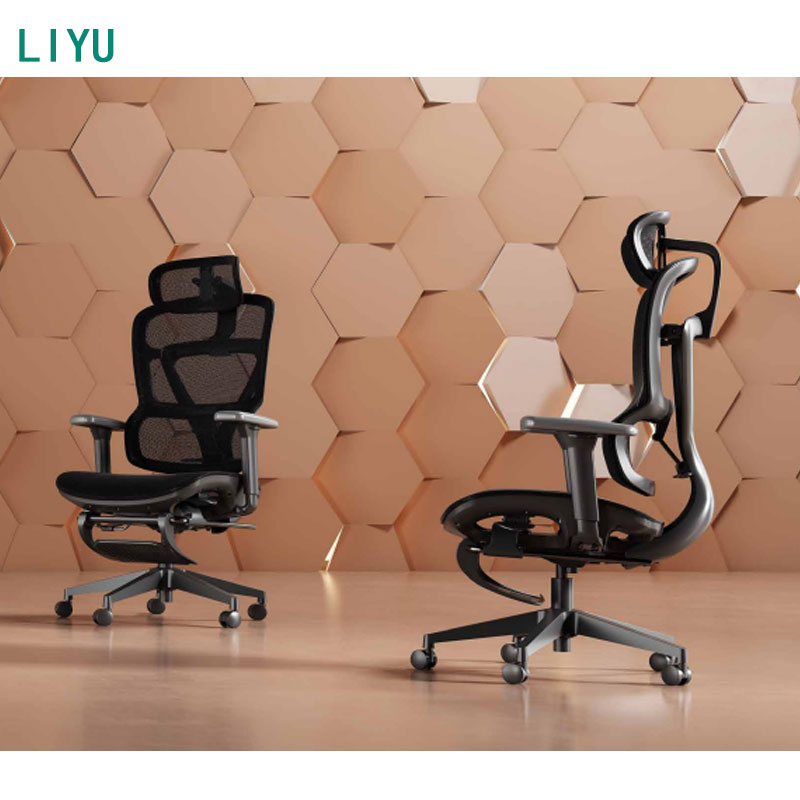 Ergonomic office chair adjustment for tall users