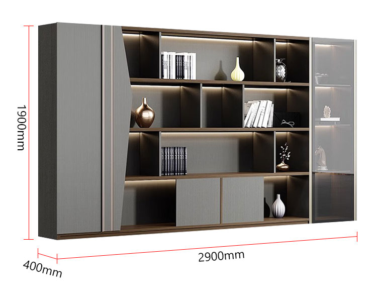 Water-resistant coating on modern office storage furniture