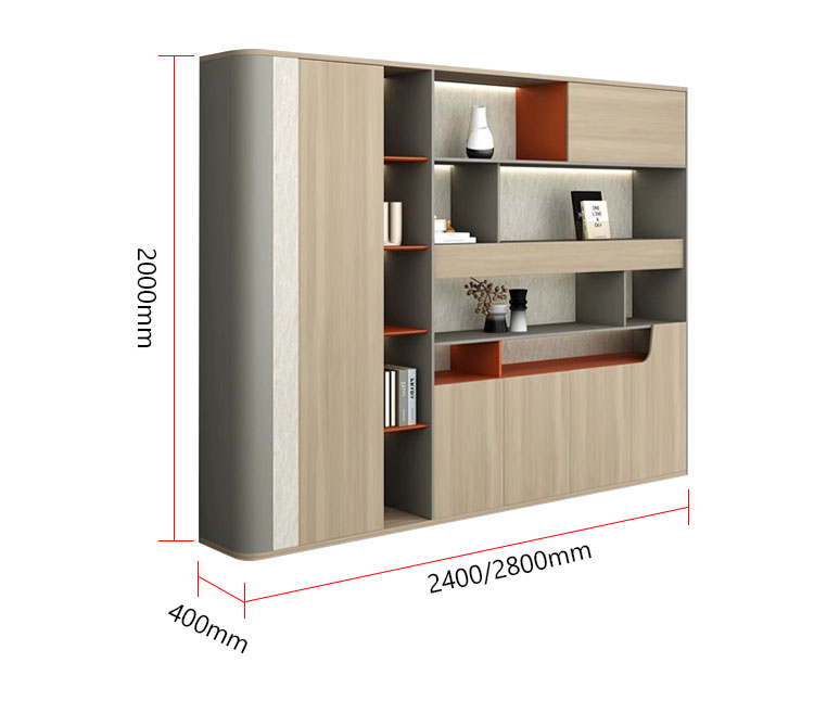 Modular quick-install components and hardware for the commercial storage cabinet